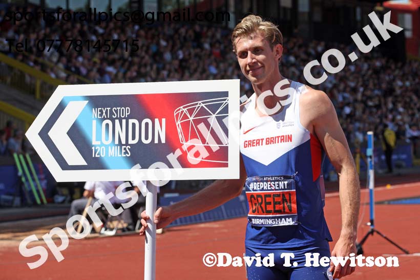 Mens 400 metres Hurdles, World Championship Team Trials, Alexander Stadium, Birmingham